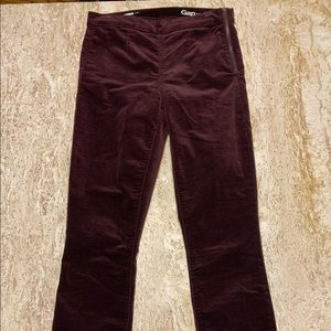 Gap Velvet Pants